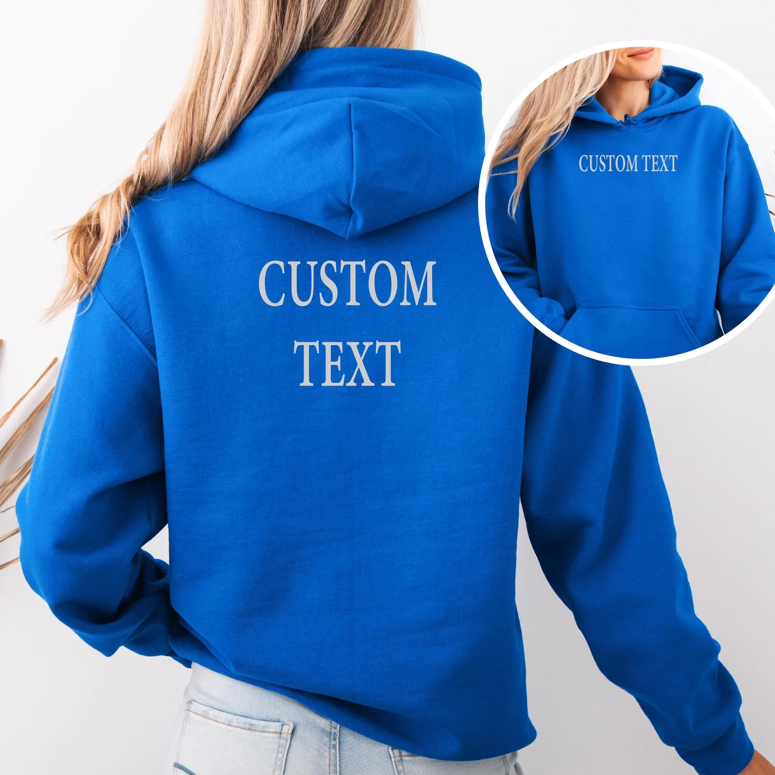 Custom Sweatshirt with Front Back & Sleeve Print Personalized Hoodie Custom Logo Text Unisex Gift College Daily Casual Hoodies
Custom Sweatshirt with Front Back & Sleeve Print Personalized Hoodie Custom Logo Text Unisex Gift College Daily Casual Hoodies