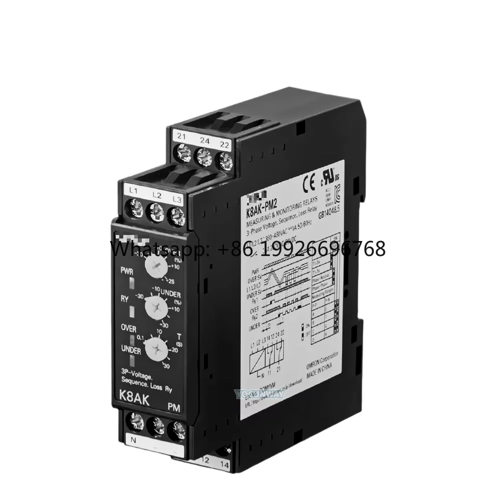 ForO/m/ronGenuine Three-Phase Sequence Solid State Relays K8DS-PH1 K8AK-PH1K8DS-PH1-001 K8DS-PM2 K8AK-PH1 K8AK-PM2 K8AK-PA2 K8AK
ForO/m/ronGenuine Three-Phase Sequence Solid State Relays K8DS-PH1 K8AK-PH1K8DS-PH1-001 K8DS-PM2 K8AK-PH1 K8AK-PM2 K8AK-PA2 K8AK