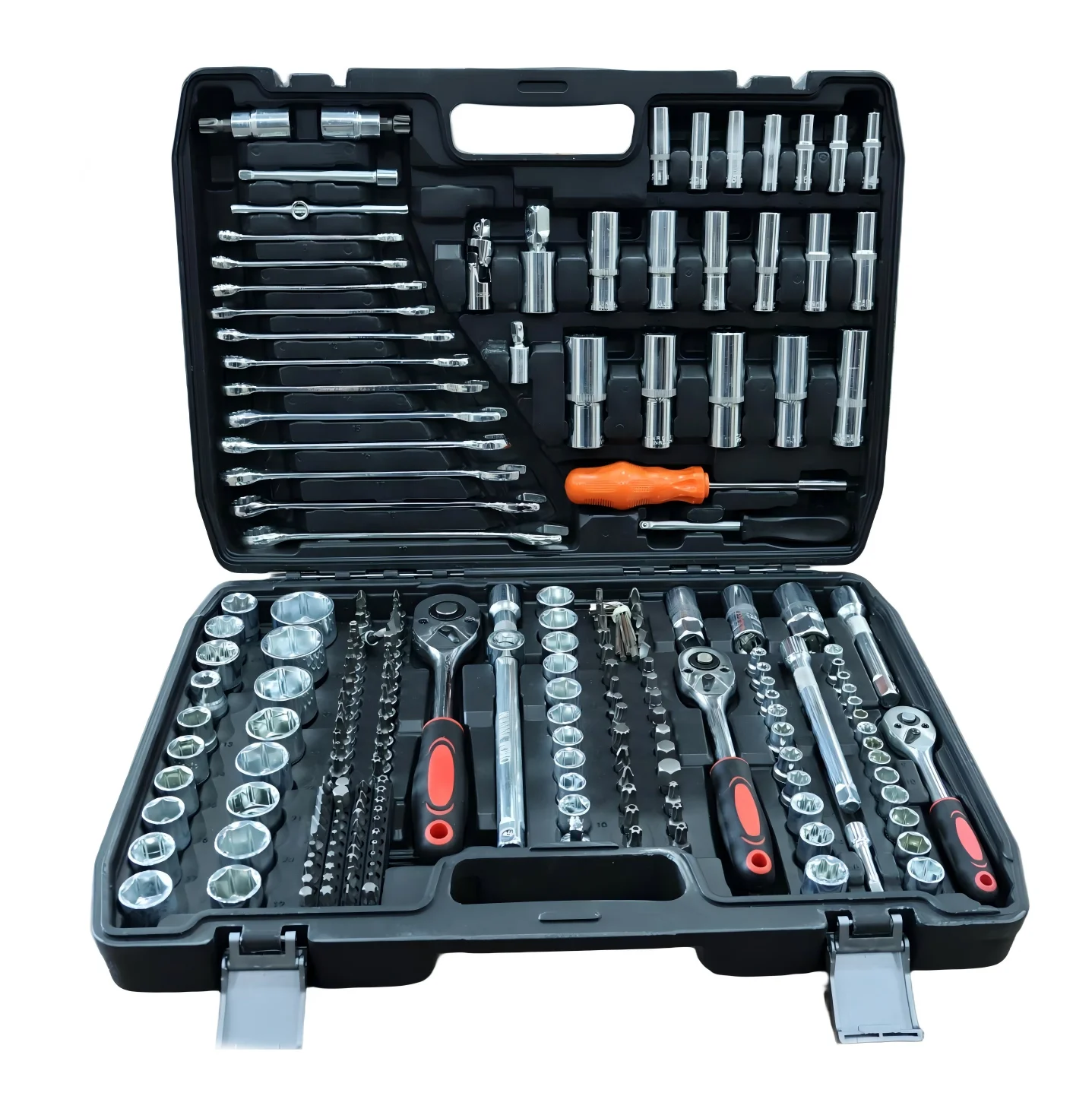 216 Pcs Professional Vehicle Socket Set 1/4 3/8 1/2" Spanner Drive Ratchet Wrench Car Repair Mechanic Hand Tool Kit
216 Pcs Professional Vehicle Socket Set 1/4 3/8 1/2" Spanner Drive Ratchet Wrench Car Repair Mechanic Hand Tool Kit