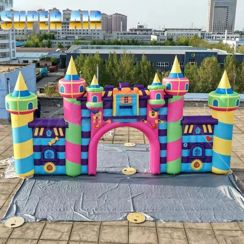 Customizable Inflatable Castle Arch, Large Colorful Blow Up Castle Gate with Sunflower & Candy
Customizable Inflatable Castle Arch, Large Colorful Blow Up Castle Gate with Sunflower & Candy