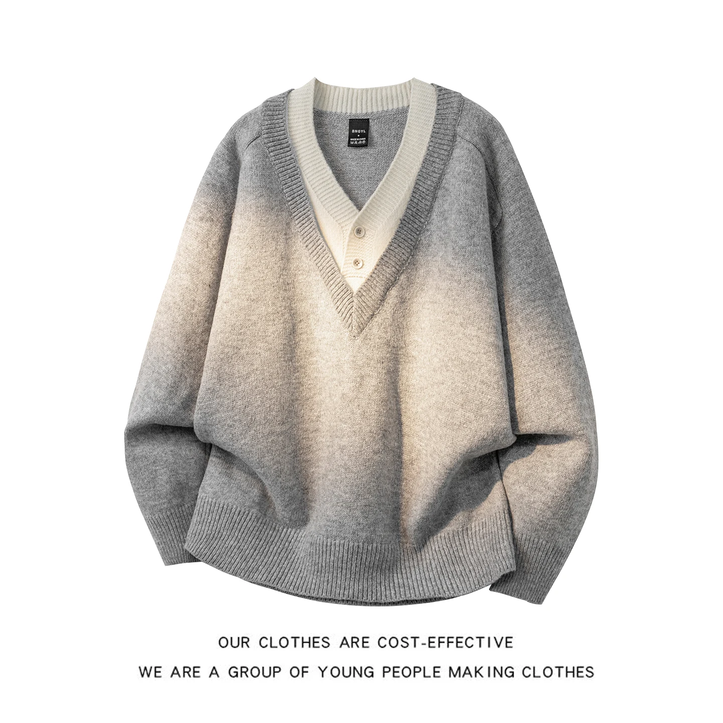 Men's Knitted V-Ne Sweater Retro Korean Sle Patchwork Oversized Casual Long Sve Autumn Winter Comfortable Warmth
Men's Knitted V-Ne Sweater Retro Korean Sle Patchwork Oversized Casual Long Sve Autumn Winter Comfortable Warmth