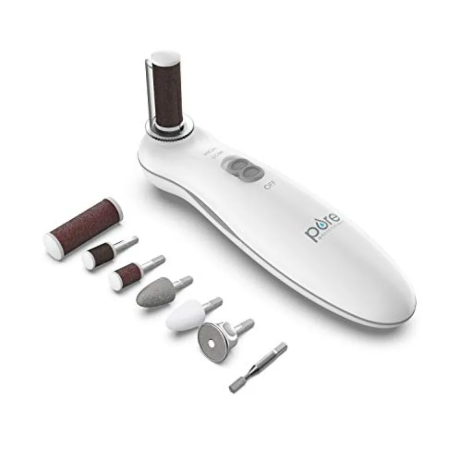 Pure Enrichment PurePedi Deluxe 10-Piece Pedicure Set - Professional at-Home Pedicure Kit with Attachments: Cordless Nail File
Pure Enrichment PurePedi Deluxe 10-Piece Pedicure Set - Professional at-Home Pedicure Kit with Attachments: Cordless Nail File