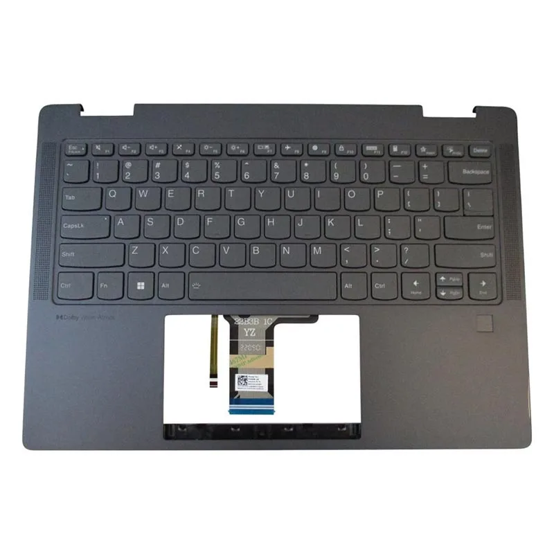 Подставка для рук с клавиатурой с американской подсветкой 5CB1L40794 для Lenovo Yoga 7 14IRL8 82YL 2023, серый цвет
Подставка для рук с клавиатурой с американской подсветкой 5CB1L40794 для Lenovo Yoga 7 14IRL8 82YL 2023, серый цвет
