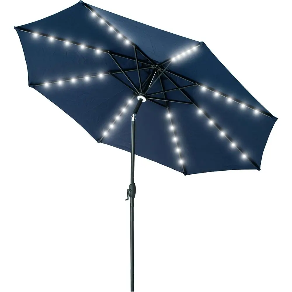 10ft Patio Umbrella with 40 LEDs, Crank and Center Light, Ideal for Outdoor, Garden, Deck, Backyard, Pool, Beach.
10ft Patio Umbrella with 40 LEDs, Crank and Center Light, Ideal for Outdoor, Garden, Deck, Backyard, Pool, Beach.