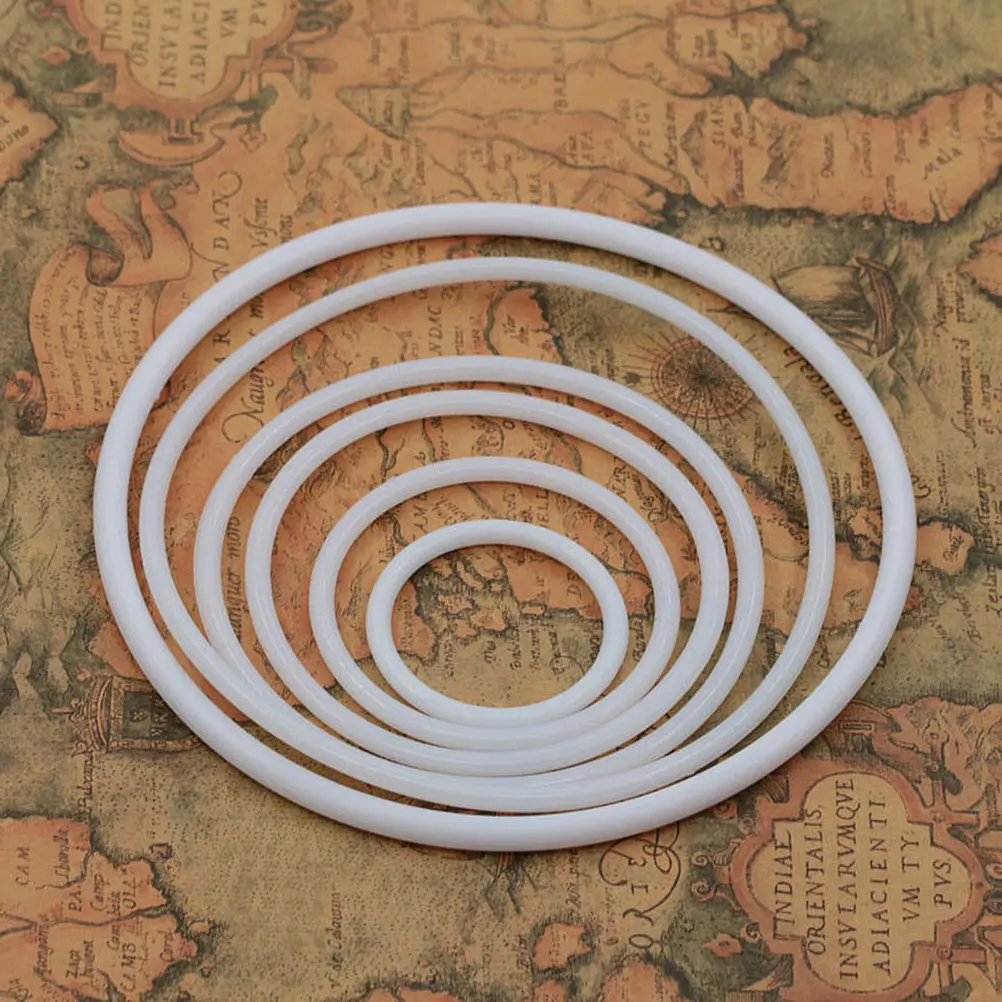 10Pcs Dreamcatcher Materials Plastic Rings Different Sizes Sturdy Smooth for DIY Dreamcatcher Accessories Mandalas Crafting
10Pcs Dreamcatcher Materials Plastic Rings Different Sizes Sturdy Smooth for DIY Dreamcatcher Accessories Mandalas Crafting