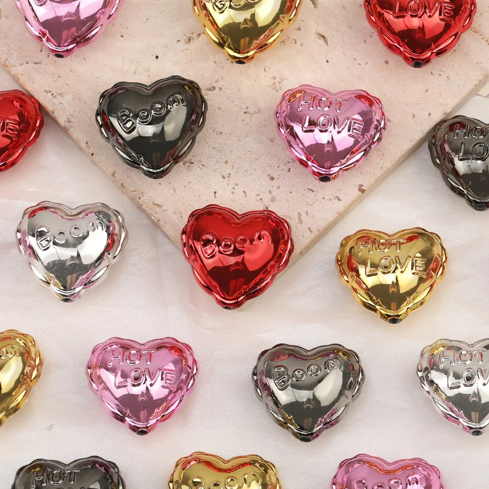 Cordial Design 100Pcs 25*27MM Acrylic Beads/Heart Shape/Jewelry Findings & Components/UV CCB Effect/Hand Made/DIY Beads Making
Cordial Design 100Pcs 25*27MM Acrylic Beads/Heart Shape/Jewelry Findings & Components/UV CCB Effect/Hand Made/DIY Beads Making