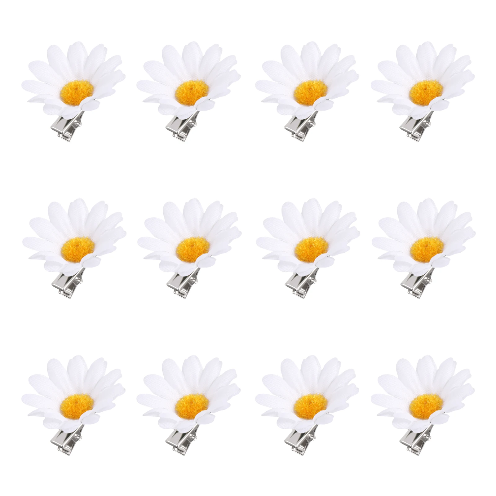 12pcs Daisy Hair Clips Mini Pins for Women Girls Wedding Party Daily Use Hair Accessories Styling Aid
12pcs Daisy Hair Clips Mini Pins for Women Girls Wedding Party Daily Use Hair Accessories Styling Aid