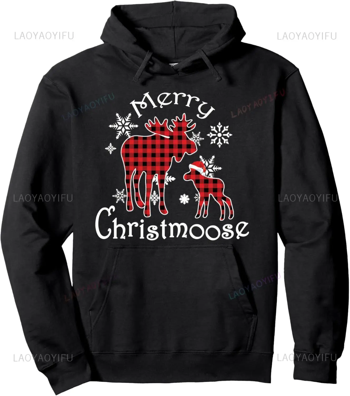 Merry Christmoose Moose Buffalo Red Plaid Christmas Pullover Hoodie Kawaii Clothes Anime Men's and Women's Hooded Sweatshirt
Merry Christmoose Moose Buffalo Red Plaid Christmas Pullover Hoodie Kawaii Clothes Anime Men's and Women's Hooded Sweatshirt