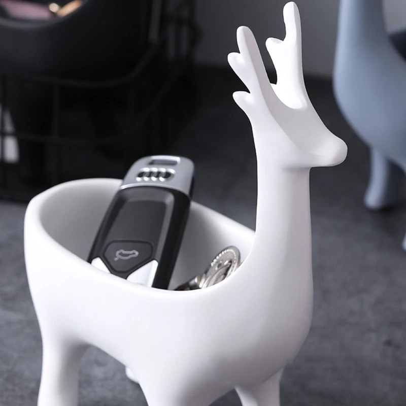 Nordic Resin Deer Ornament for Key Holder Animal Sculpture Jewelry Dec Drop shipping
Nordic Resin Deer Ornament for Key Holder Animal Sculpture Jewelry Dec Drop shipping