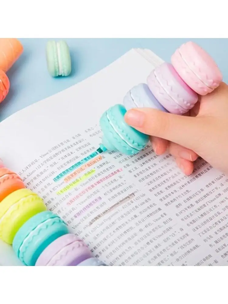 6 шт. портативная флуоресцентная ручка с героями мультфильмов 6-в-1 хайлайтер Macaron с косым кончиком
6 шт. портативная флуоресцентная ручка с героями мультфильмов 6-в-1 хайлайтер Macaron с косым кончиком