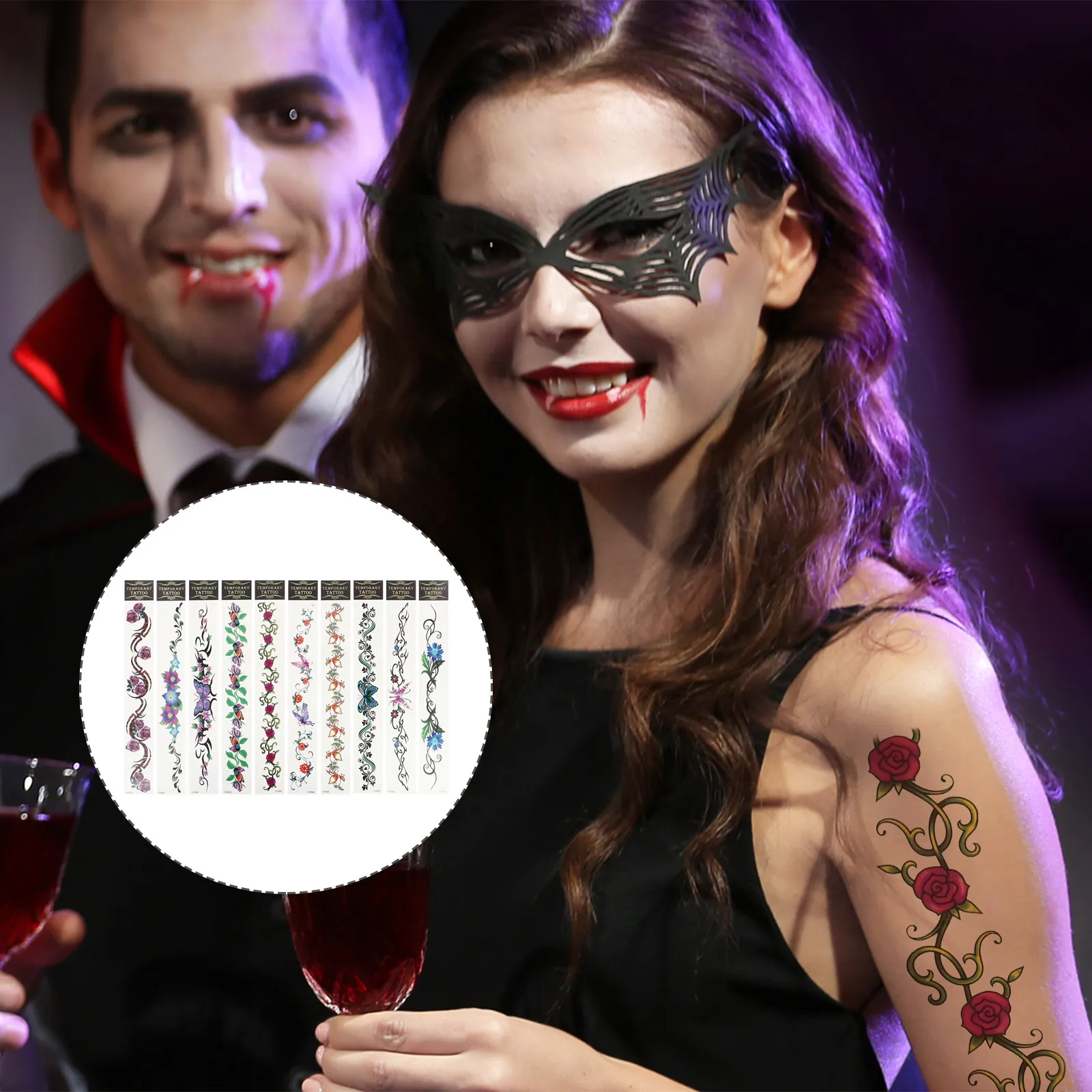10 Sheets Temporary Tattoos for Men Fake Face Stickers Glitter
10 Sheets Temporary Tattoos for Men Fake Face Stickers Glitter
