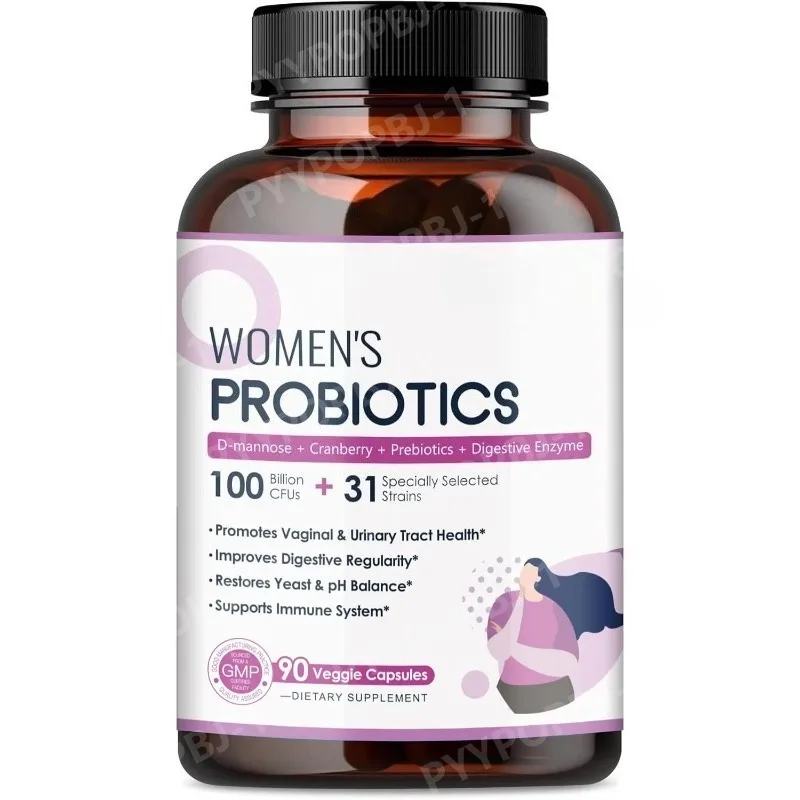 Probiotics for Women 100 Billion CFUs Probiotic with Digestive Enzymes Prebiotics Vaginal Probiotics with Cranberry
Probiotics for Women 100 Billion CFUs Probiotic with Digestive Enzymes Prebiotics Vaginal Probiotics with Cranberry