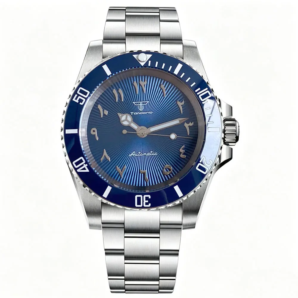 Tandorio 20ATM 40mm Stainless Steel Men's Automatic Diver Watch For Miyota 8215 Asia 2824 Sapphire Glass Business Wristwatch
Tandorio 20ATM 40mm Stainless Steel Men's Automatic Diver Watch For Miyota 8215 Asia 2824 Sapphire Glass Business Wristwatch