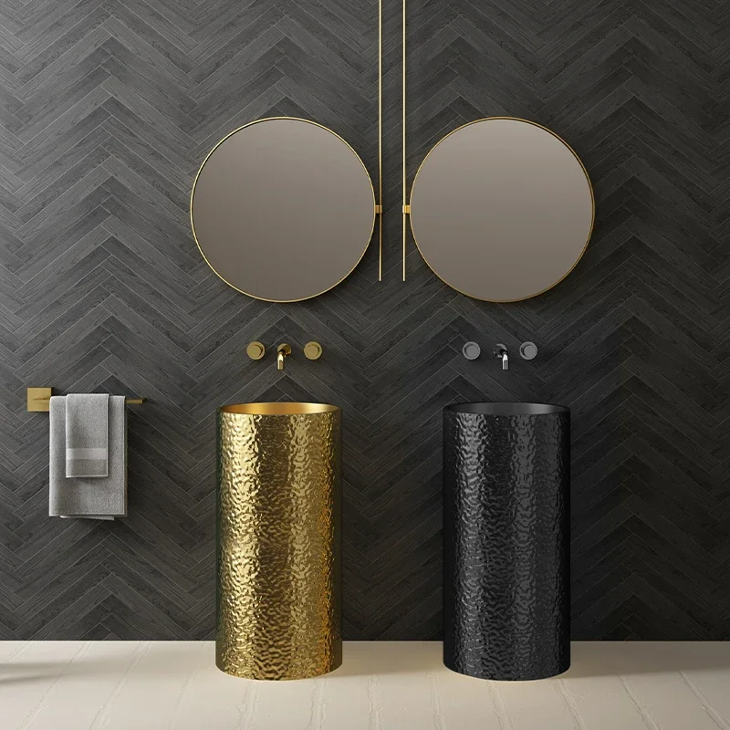 Creative special-shaped water ripple stainless steel column basin bar personalized homestay washbasin sink
Creative special-shaped water ripple stainless steel column basin bar personalized homestay washbasin sink