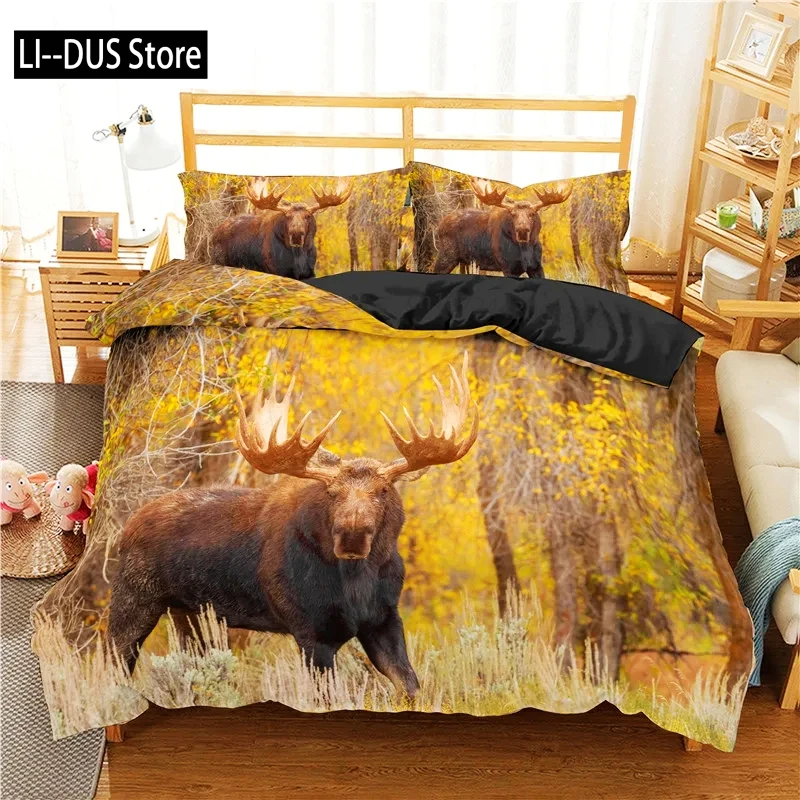 Farmhouse Animal Duvet Cover Deer Elk Bedding Set Microfiber Cow Comforter Cover Full Twin Queen for Kids Adult Teen Room Decor
Farmhouse Animal Duvet Cover Deer Elk Bedding Set Microfiber Cow Comforter Cover Full Twin Queen for Kids Adult Teen Room Decor