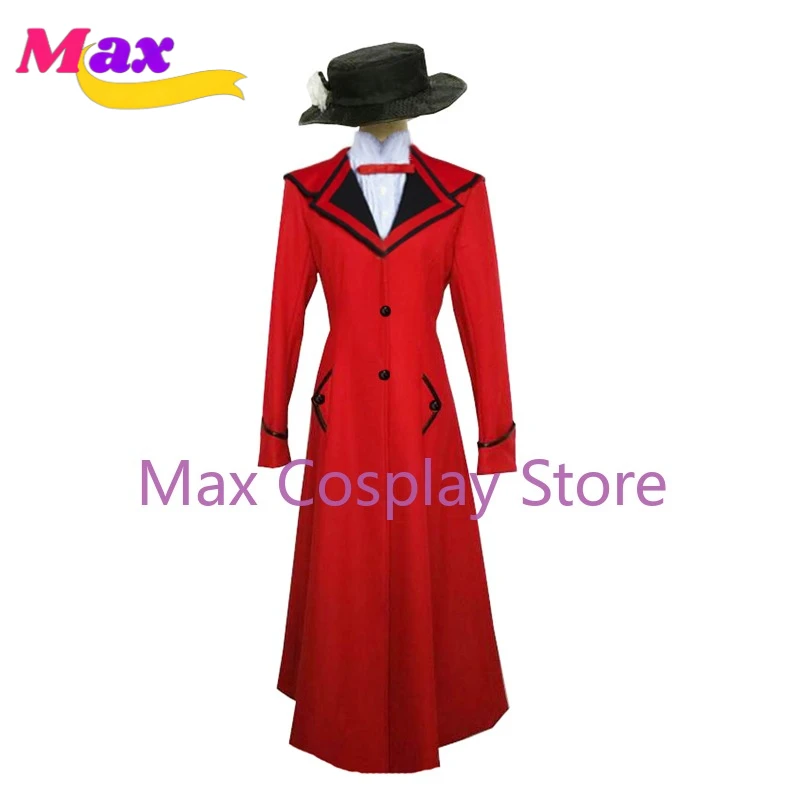 Max Cos Mary Poppins Dress Mary Poppins Cosplay Costume Shirt+red Coat+hat Gift Gloves
Max Cos Mary Poppins Dress Mary Poppins Cosplay Costume Shirt+red Coat+hat Gift Gloves
