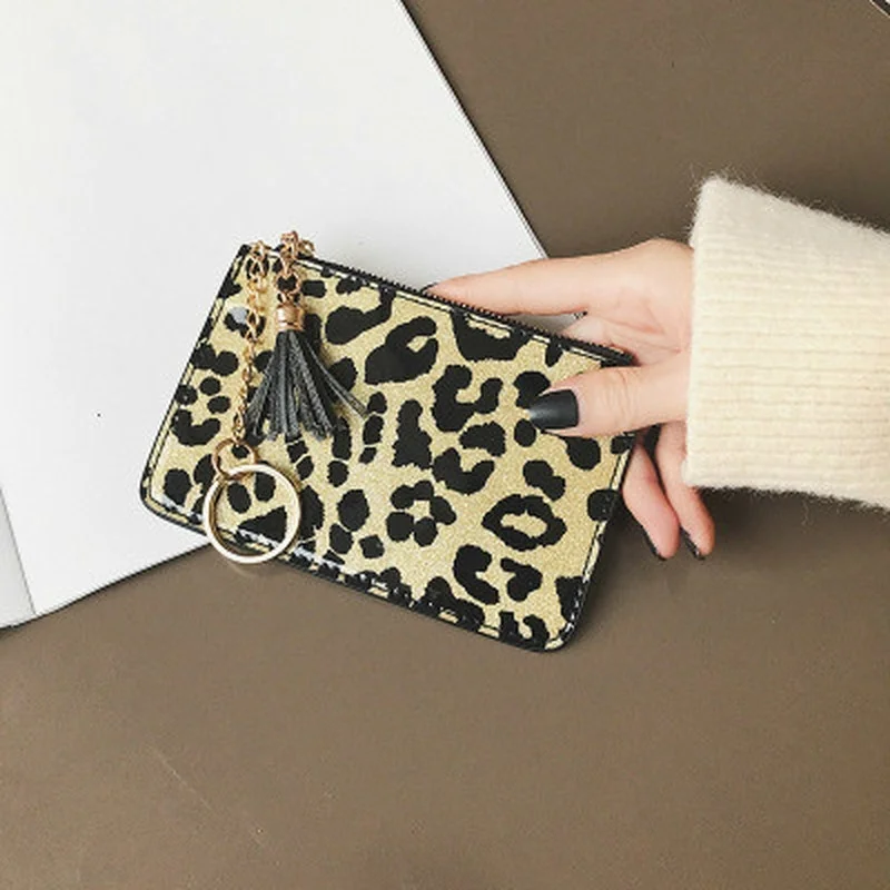 The New Leopard Leather Ladies Wallet PU Zipper Wallet Ladies Wallet Multi Card Slot
The New Leopard Leather Ladies Wallet PU Zipper Wallet Ladies Wallet Multi Card Slot