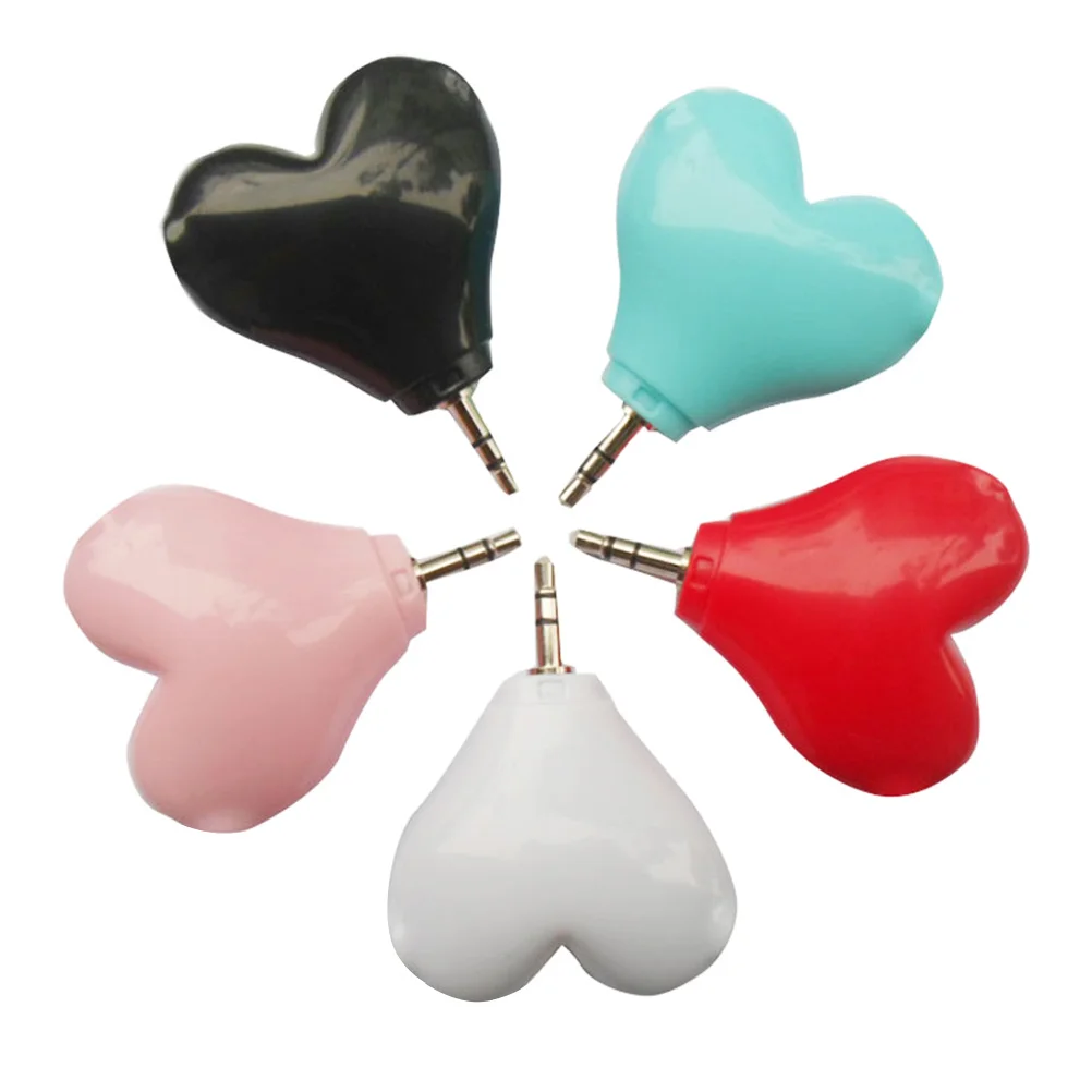 Heart Shaped Adapter Male 3.5Mm Splitter 2 Way To 2 Port Portable Earphone Splitter For Headphones Speakers White
Heart Shaped Adapter Male 3.5Mm Splitter 2 Way To 2 Port Portable Earphone Splitter For Headphones Speakers White