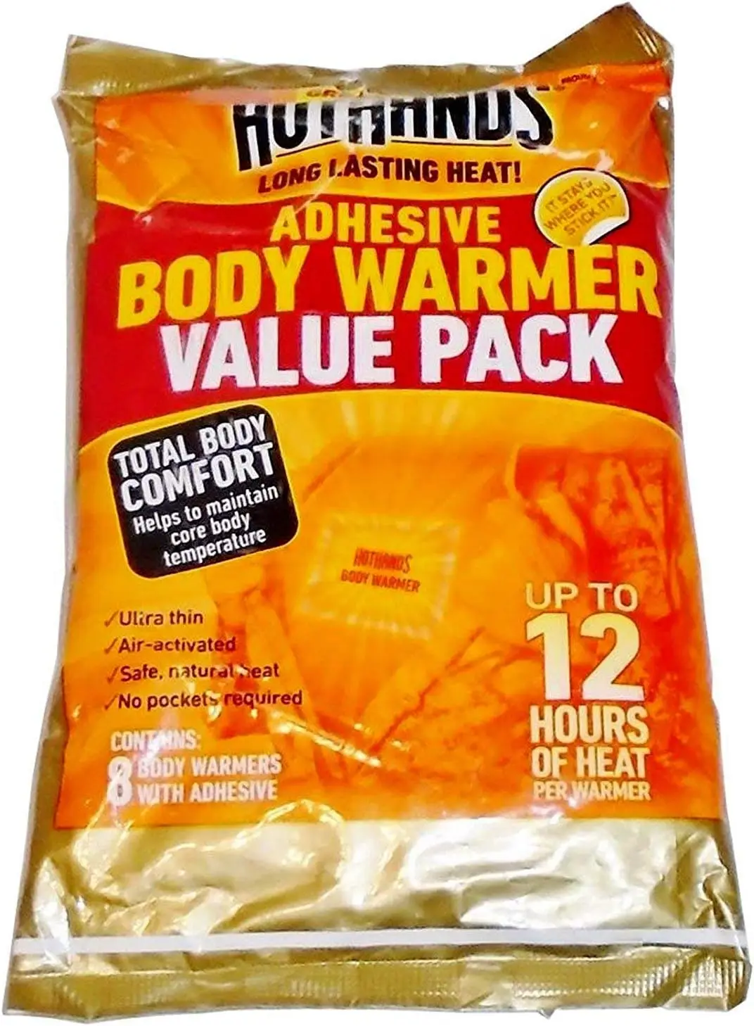 Body Warmer with Adhesive 8 Warmer Value Pack
Body Warmer with Adhesive 8 Warmer Value Pack