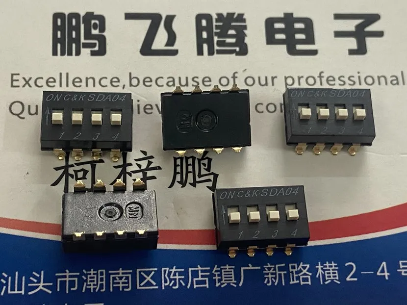 1PCS Imported U.S. SDA04H1SBDR patch dial code switch 4-bit key type flat dial coding 2.54mm
1PCS Imported U.S. SDA04H1SBDR patch dial code switch 4-bit key type flat dial coding 2.54mm