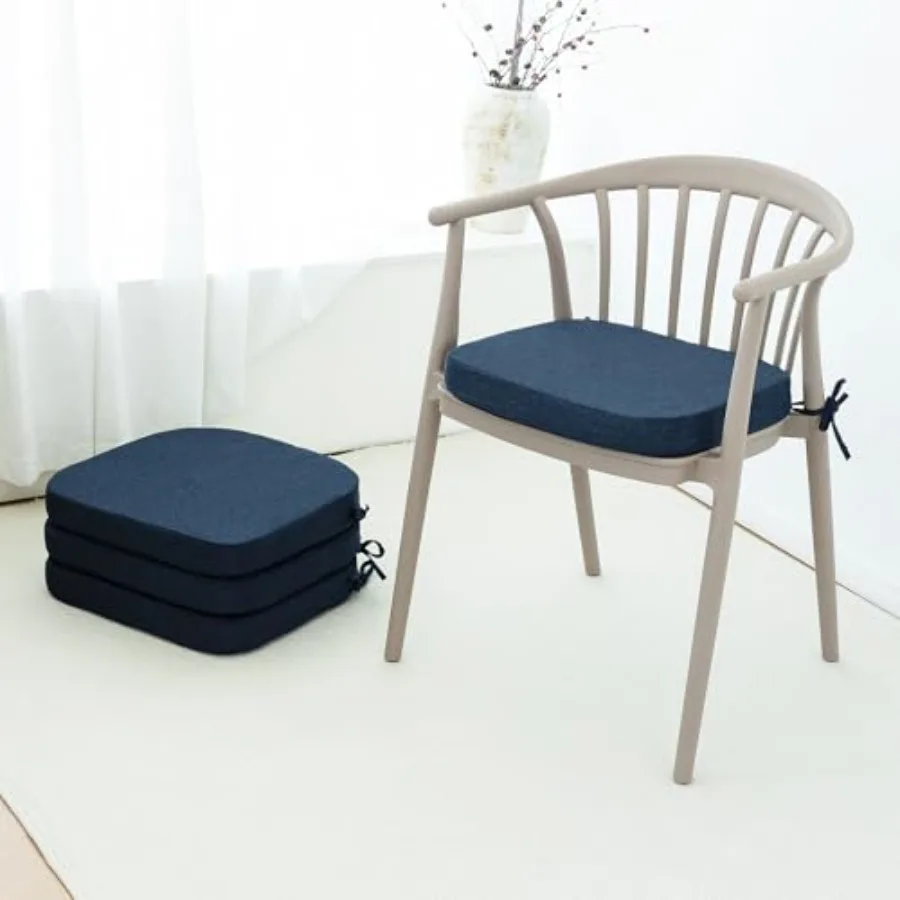 Indoor Outdoor Dining Chair Cushions with Ties Seat Pads for Kitchen with Washable Cover and Non-Slip Bottom High-Resilient Foa
Indoor Outdoor Dining Chair Cushions with Ties Seat Pads for Kitchen with Washable Cover and Non-Slip Bottom High-Resilient Foa