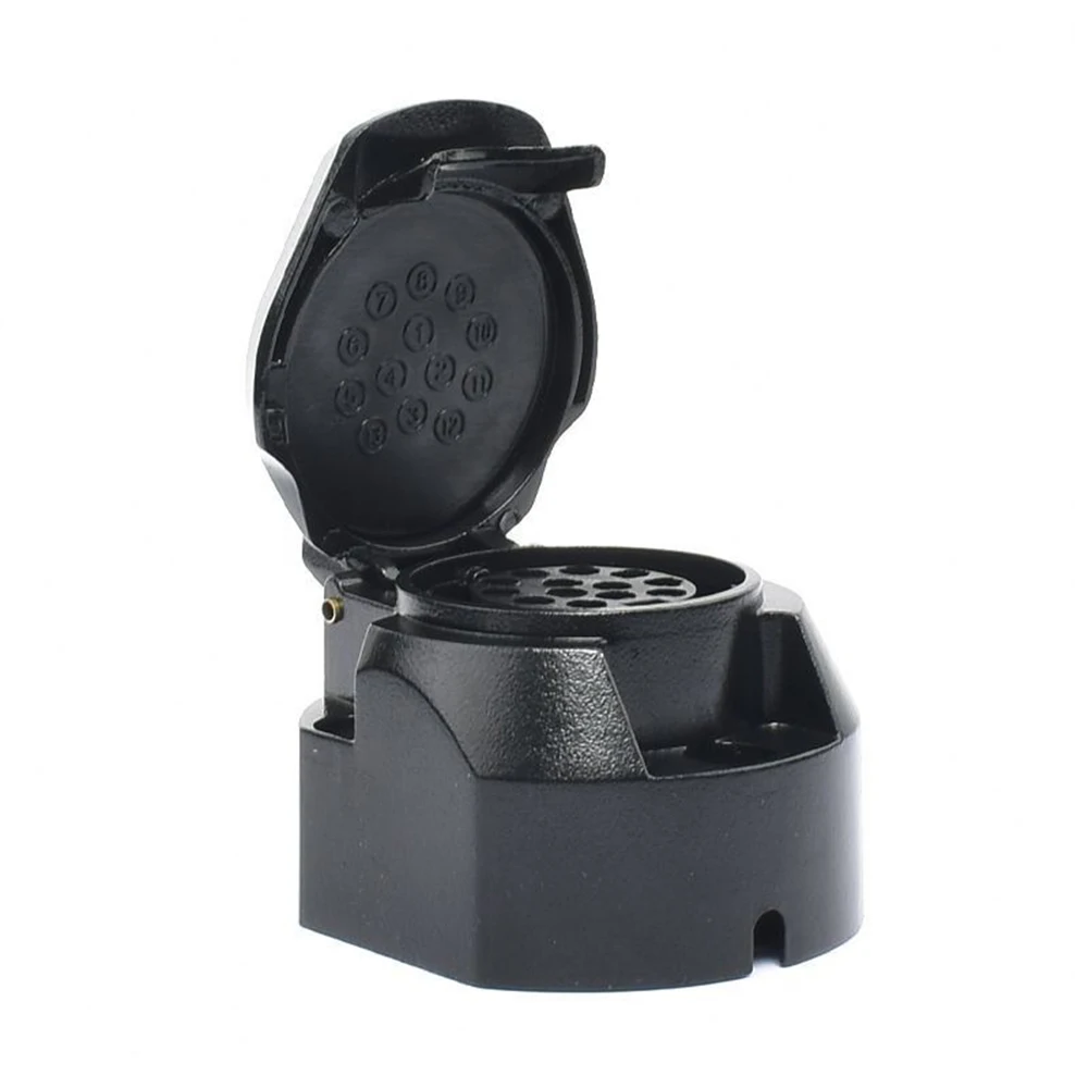 1pc 12V 13-Pin Trailer Socket Converter for European Standard Trailers Trucks Caravans Plastic Brass 7.4*6.3*5.1cm Waterproof
1pc 12V 13-Pin Trailer Socket Converter for European Standard Trailers Trucks Caravans Plastic Brass 7.4*6.3*5.1cm Waterproof