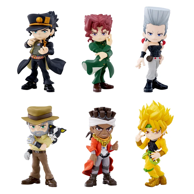 In Stock Original JoJo's Bizarre Adventure Stardust Crusaders Blind Box Toy Kujo Jotaro Figures Noriaki Kakyoin Jean Pierre Gift
In Stock Original JoJo's Bizarre Adventure Stardust Crusaders Blind Box Toy Kujo Jotaro Figures Noriaki Kakyoin Jean Pierre Gift