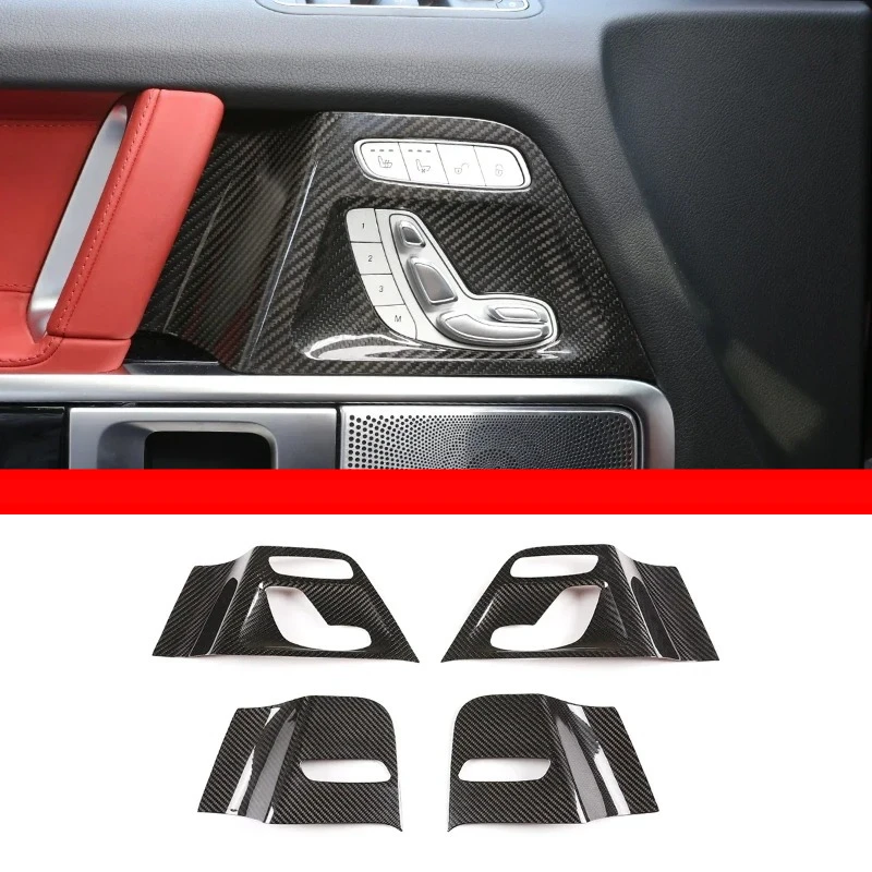 High Quality Seat Switch Panel Trim Sticker Real Carbon Fiber Seat Adjust Button Cover For Mercedes Benz G Class W464 2019-2026
High Quality Seat Switch Panel Trim Sticker Real Carbon Fiber Seat Adjust Button Cover For Mercedes Benz G Class W464 2019-2026