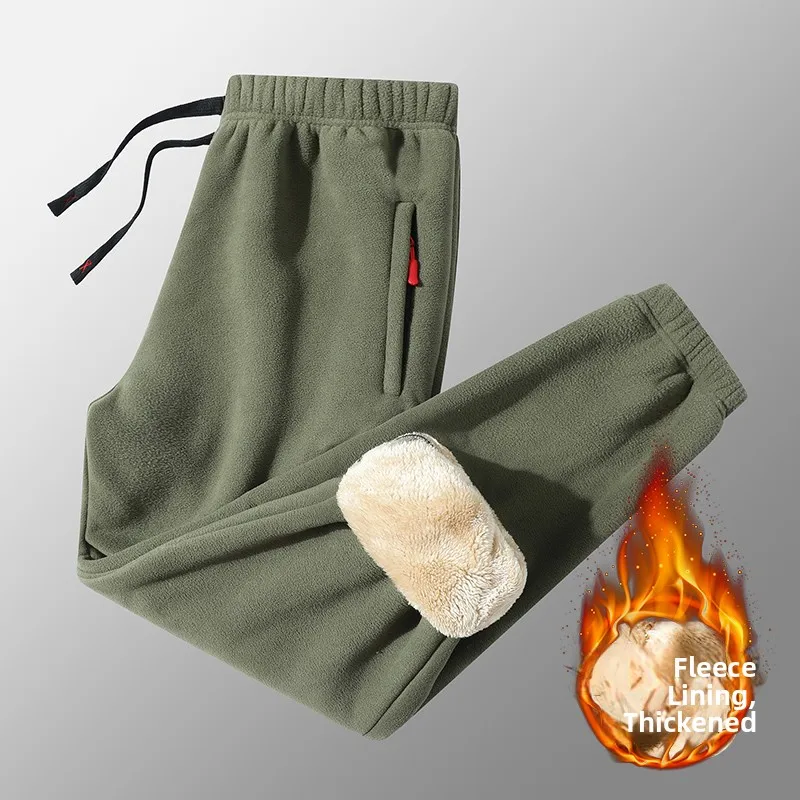 Мужские зимние термоштаны Thiened Fce Lamb Velvet, свободного кроя, длинные, теплые, молодежный тренд, из полиэфирного волокна
Мужские зимние термоштаны Thiened Fce Lamb Velvet, свободного кроя, длинные, теплые, молодежный тренд, из полиэфирного волокна