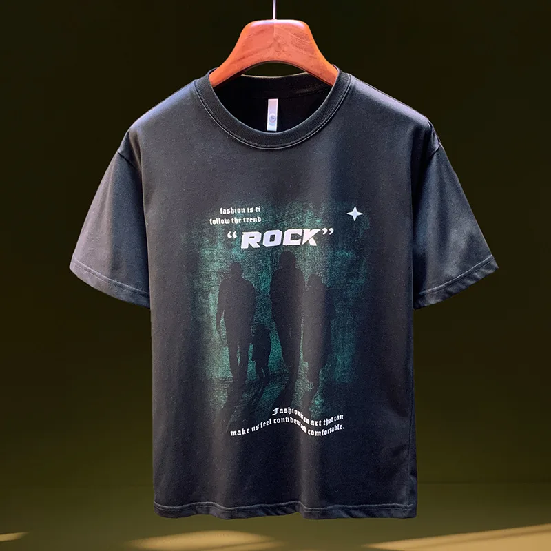 Short sleeved men's 2025 summer new casual loose round neck retro trend five quarter sleeved T-shirt
Short sleeved men's 2025 summer new casual loose round neck retro trend five quarter sleeved T-shirt