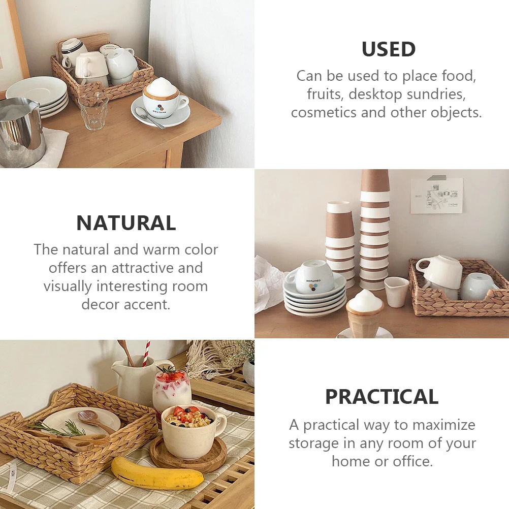1pc Basket Handmade Woven Storage Basket Desktop Organizer Food Serving Container Home Decor
1pc Basket Handmade Woven Storage Basket Desktop Organizer Food Serving Container Home Decor