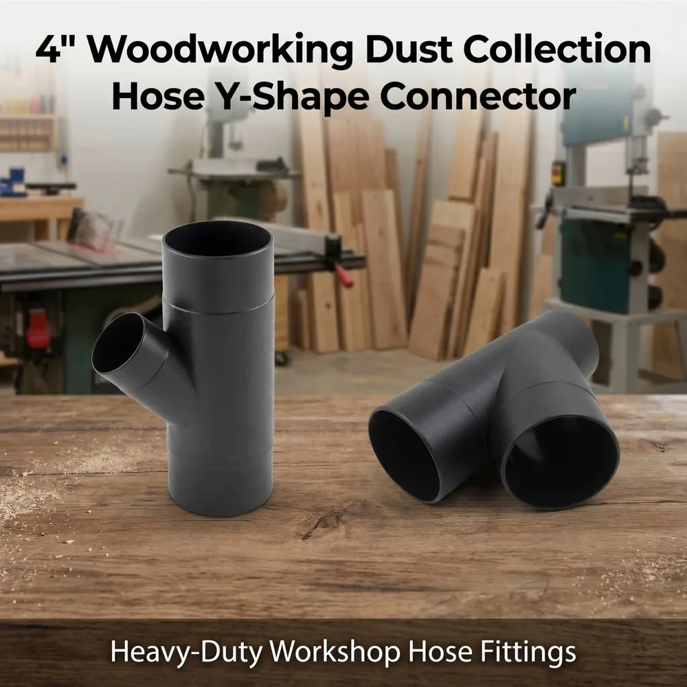 2.5" & 4" Woodworking Industry Workshop Y Shape Adapter Vacuum 3-Way Reducer Woodworking Dust Removal Hose Connector Accessories
2.5" & 4" Woodworking Industry Workshop Y Shape Adapter Vacuum 3-Way Reducer Woodworking Dust Removal Hose Connector Accessories