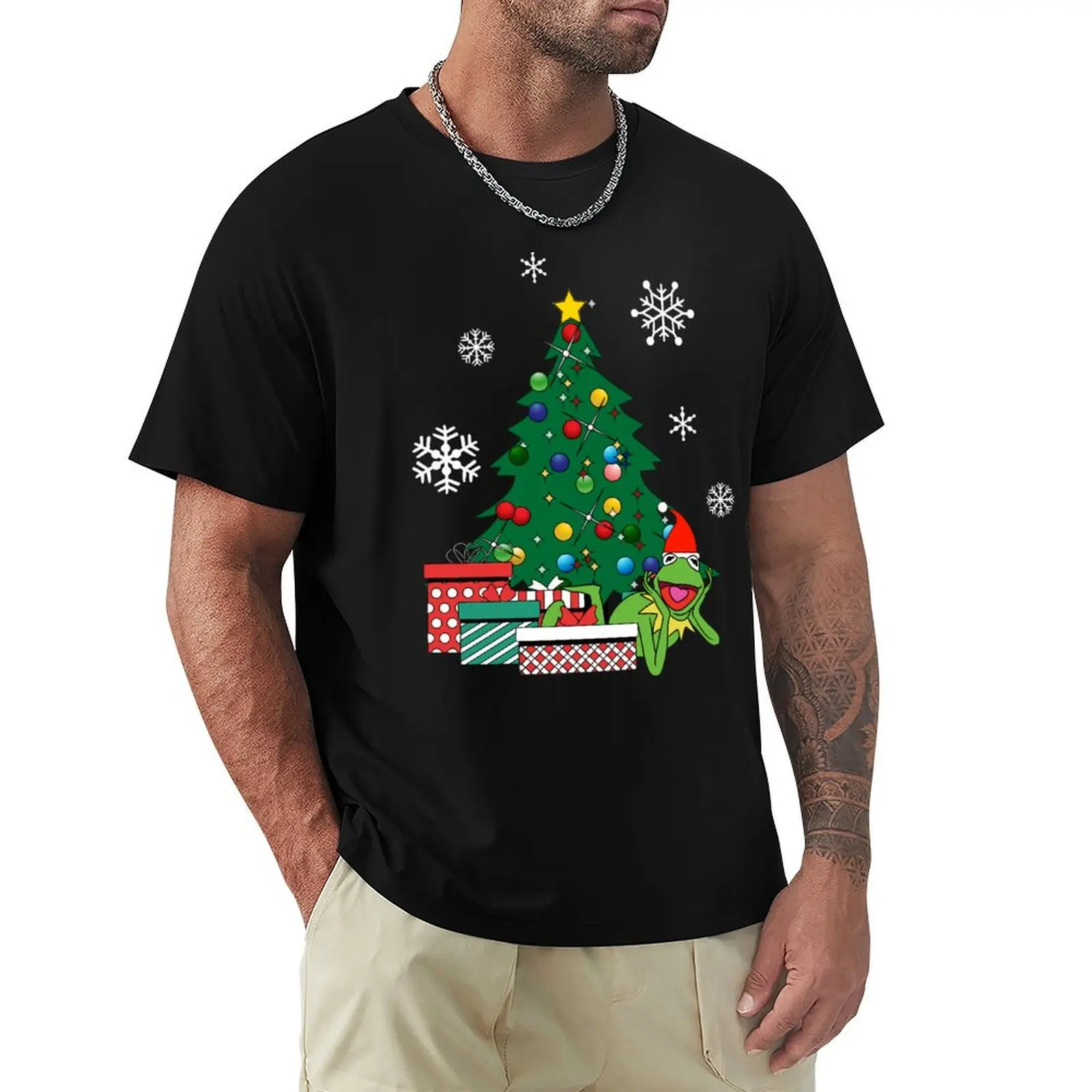 Kermit Around The Christmas Tree Muppets T-Shirt T-shirts oversize anime t shirts men clothings
Kermit Around The Christmas Tree Muppets T-Shirt T-shirts oversize anime t shirts men clothings