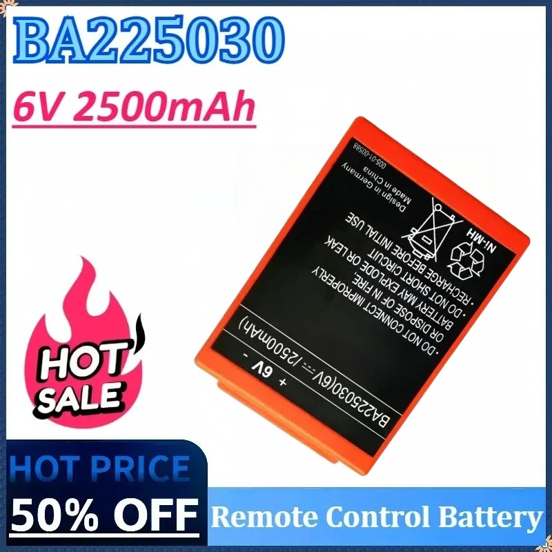 BA225030 6V 2500mAh Battery Pack for Remote Control Lithium High Quality Battery Accessories Rechargeable Battery
BA225030 6V 2500mAh Battery Pack for Remote Control Lithium High Quality Battery Accessories Rechargeable Battery