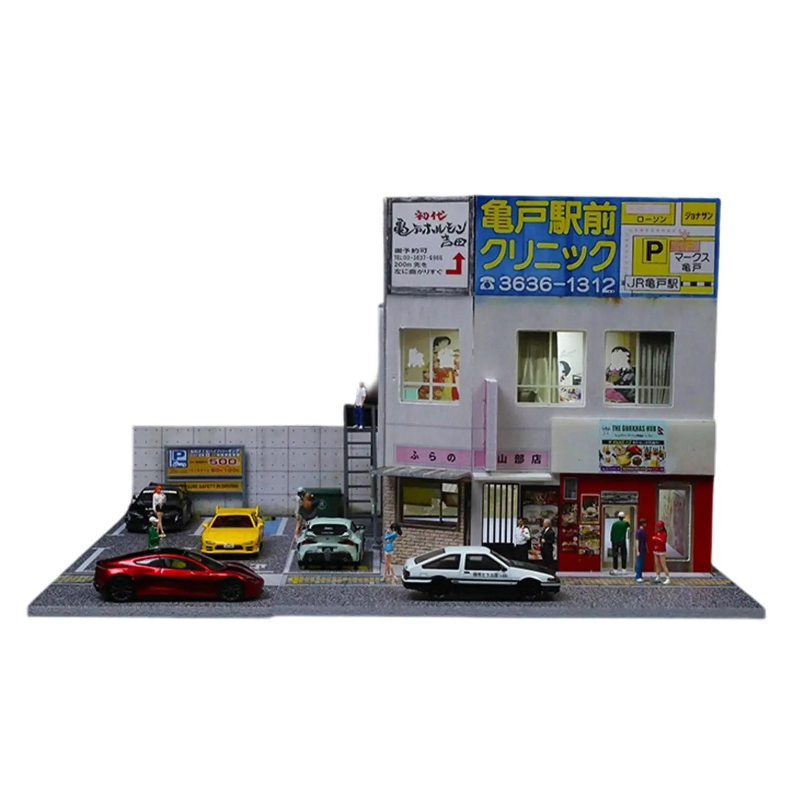 1/64 Diorama Car Display Case with Lights Realistic Dustproof Parking Lot Ornaments Alloy Car Model Toy Display Stand Home Decor
1/64 Diorama Car Display Case with Lights Realistic Dustproof Parking Lot Ornaments Alloy Car Model Toy Display Stand Home Decor