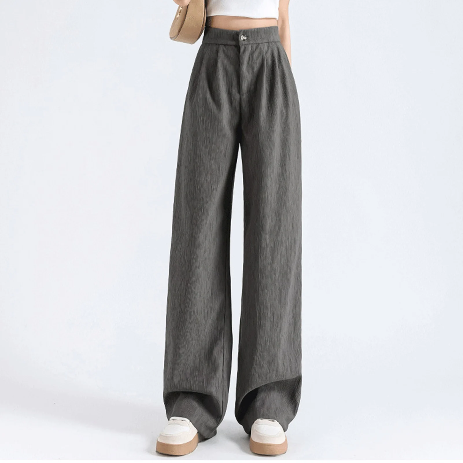 Women's Casual Wide Leg Pants Solid Color Retro Loose Casual Straight Pants for Sports Running Dancing new
Women's Casual Wide Leg Pants Solid Color Retro Loose Casual Straight Pants for Sports Running Dancing new