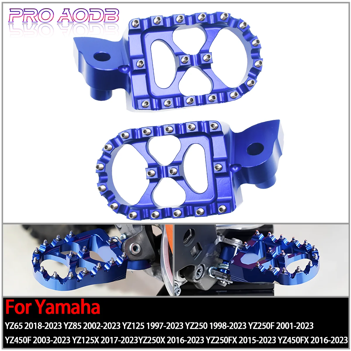 Motorcycle CNC Foot Pegs Footpeg Pedals FootRest For YAMAHA YZ 65 85 125 250 125X 250X 250FX 450FX WR 250F 450F YZF WRF 250 450
Motorcycle CNC Foot Pegs Footpeg Pedals FootRest For YAMAHA YZ 65 85 125 250 125X 250X 250FX 450FX WR 250F 450F YZF WRF 250 450