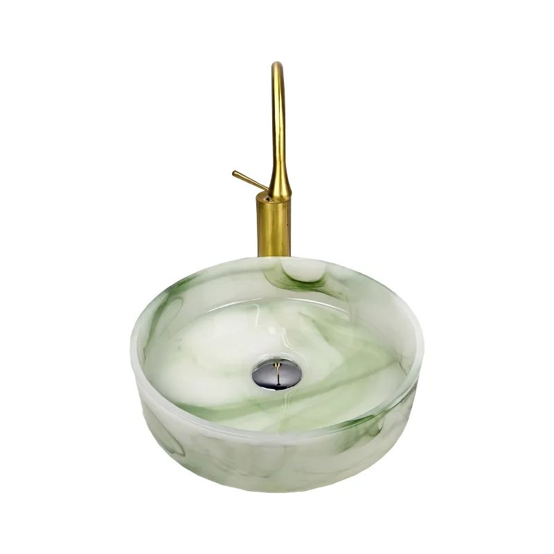 Azure glazed table basin wash face toilet bathroom washbasin sink
Azure glazed table basin wash face toilet bathroom washbasin sink