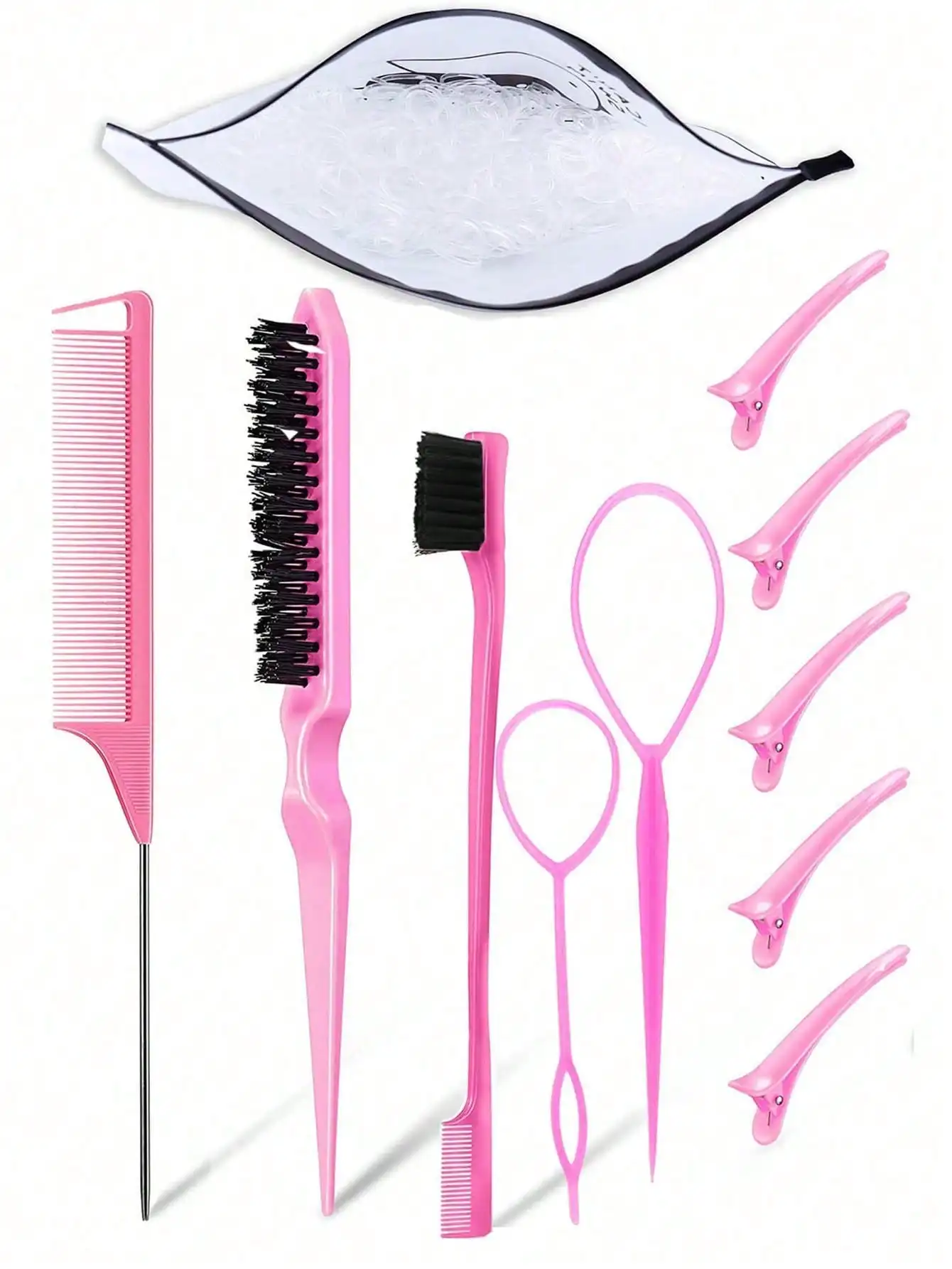 Hair Braiding Tools Set With Topsy Tail And French Braiders For Ponytail, Professional Hair Styling Kit For Easy Bubble Ponytail, Hair Styling Tool For Women Girls
Hair Braiding Tools Set With Topsy Tail And French Braiders For Ponytail, Professional Hair Styling Kit For Easy Bubble Ponytail, Hair Styling Tool For Women Girls