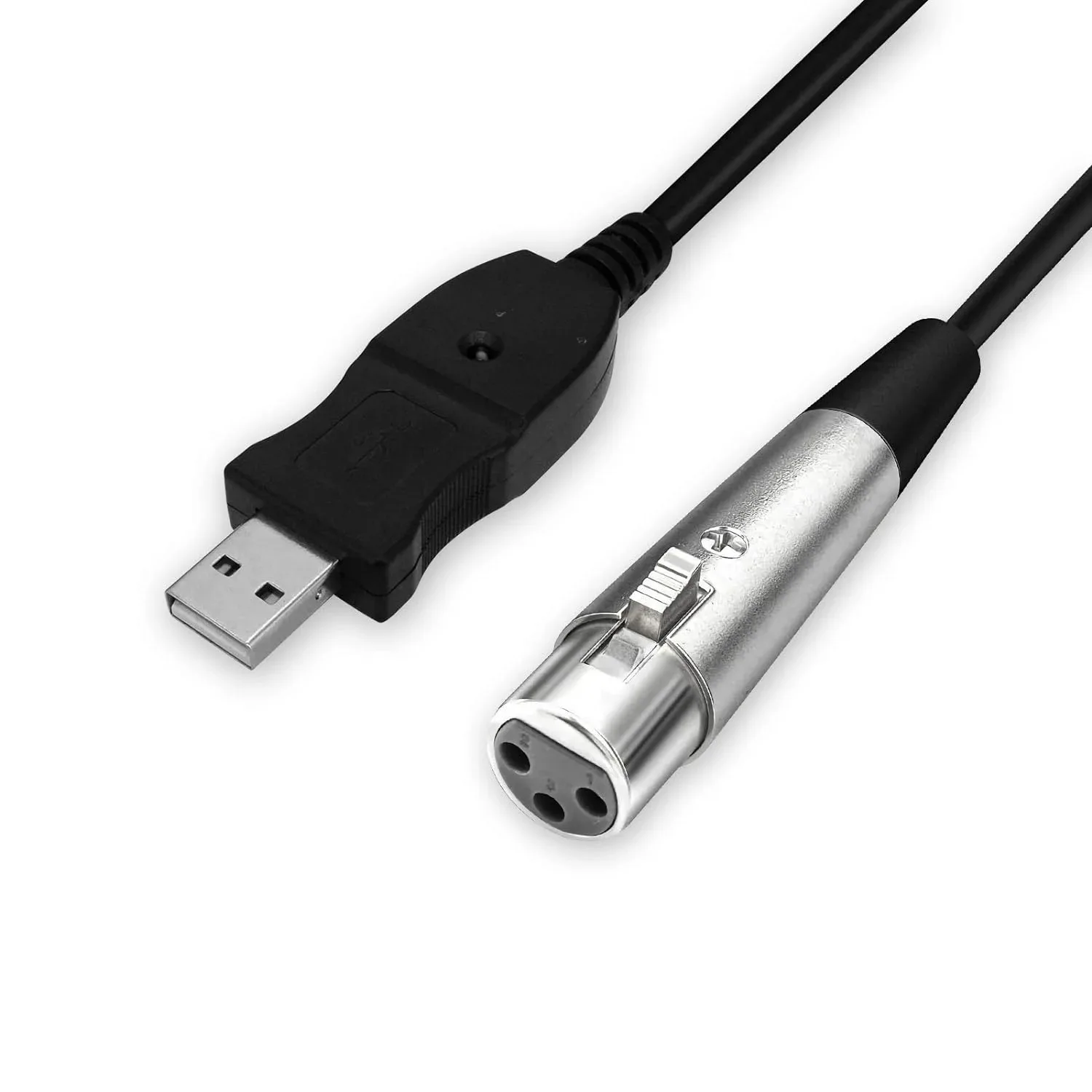 XLR(3-Pin) To USB Mic Link Converter Studio Audio Cable USB2.0 XLR Connector 3M Cord for Desktop Laptop Microphones Or Recording
XLR(3-Pin) To USB Mic Link Converter Studio Audio Cable USB2.0 XLR Connector 3M Cord for Desktop Laptop Microphones Or Recording