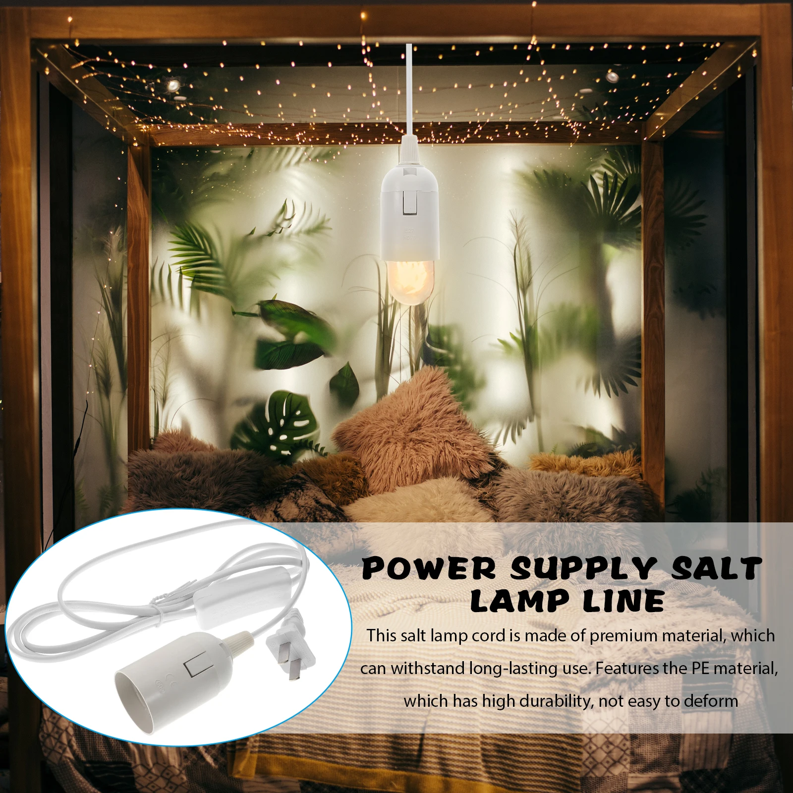 Sturdy Pvc Insulated Flame Retardant Light Socket Plug Cord With Switch E27 Compatible Hanging Lamp Accessories Prong Flat
Sturdy Pvc Insulated Flame Retardant Light Socket Plug Cord With Switch E27 Compatible Hanging Lamp Accessories Prong Flat