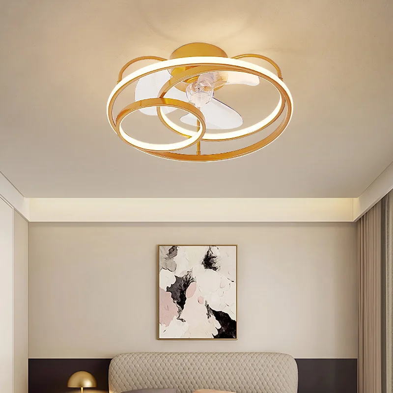 Modern Simple LED Ceiling Fan Lamp Dining Room Bedroom Living Room Round Fan Light APP Remote Control
Modern Simple LED Ceiling Fan Lamp Dining Room Bedroom Living Room Round Fan Light APP Remote Control