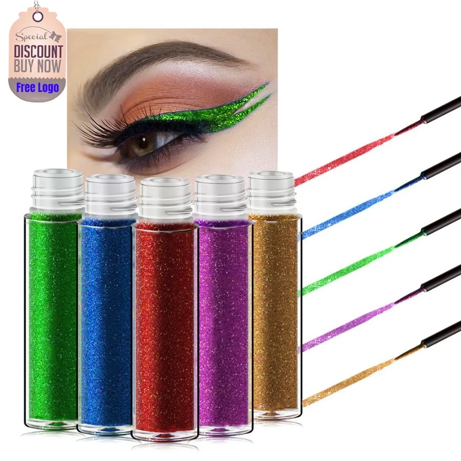 Sequin Liquid Eyeliner Private Label Waterproof Shiny Waterproof Sweatproof Glitter Eyeliner Custom Logo
Sequin Liquid Eyeliner Private Label Waterproof Shiny Waterproof Sweatproof Glitter Eyeliner Custom Logo