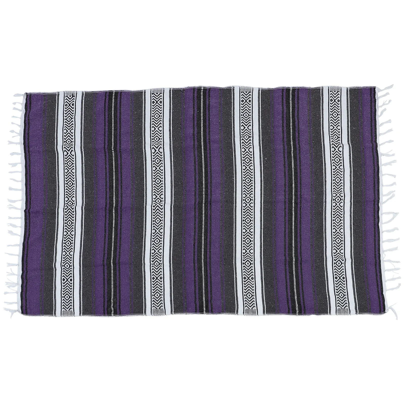 Yoga Mat Cape Mexican Blanket Woven Polyester Cotton Throw for Beach Camping Outdoor Concert Home Office Decor Gift 130x180cm
Yoga Mat Cape Mexican Blanket Woven Polyester Cotton Throw for Beach Camping Outdoor Concert Home Office Decor Gift 130x180cm