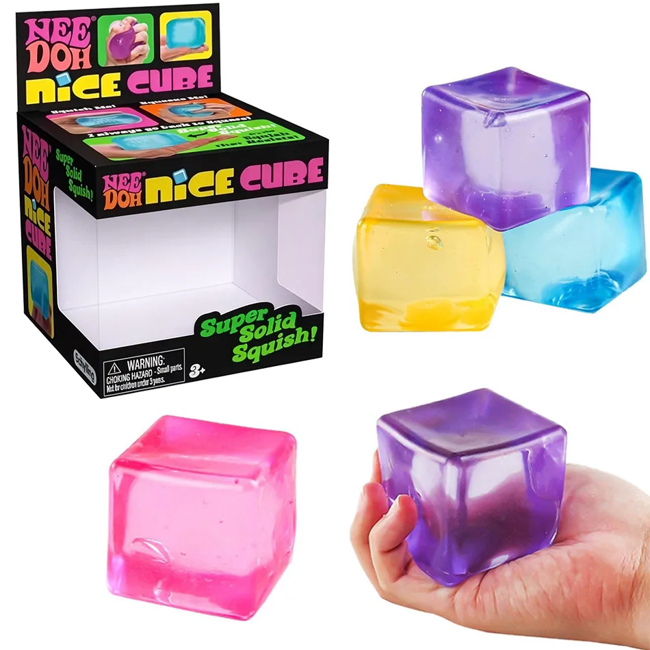 Сенсорная игрушка-куб Schylling NeeDoh Nice Cube: суперпрочный антистресс-кубик для снятия тревоги и концентрации внимания
Сенсорная игрушка-куб Schylling NeeDoh Nice Cube: суперпрочный антистресс-кубик для снятия тревоги и концентрации внимания
