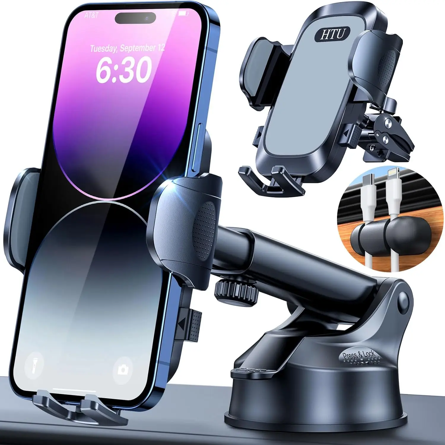 Ultimate Car Phone Mount【125+LBS Strongest Suction & Military-Grade】【Patent & Safety Certs】 Holder Truck Stand for Dashboard
Ultimate Car Phone Mount【125+LBS Strongest Suction & Military-Grade】【Patent & Safety Certs】 Holder Truck Stand for Dashboard