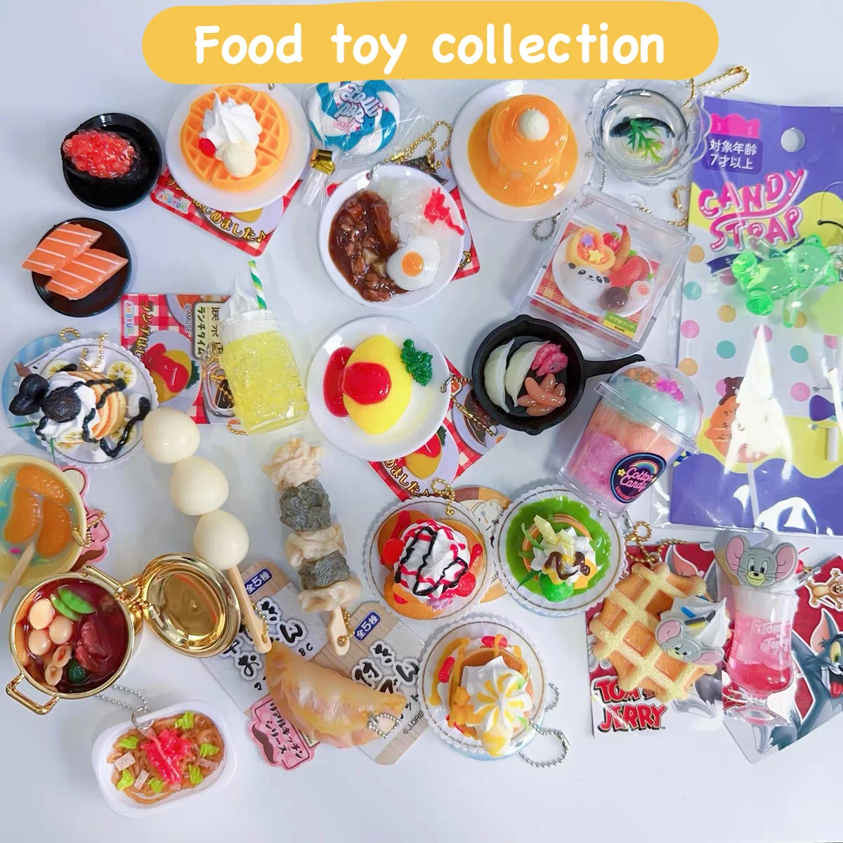 Capsule Toy Miniature Food Toy Restaruat Collection Pancake Dessert Simulation Food Cotton Candy Keychain
Capsule Toy Miniature Food Toy Restaruat Collection Pancake Dessert Simulation Food Cotton Candy Keychain