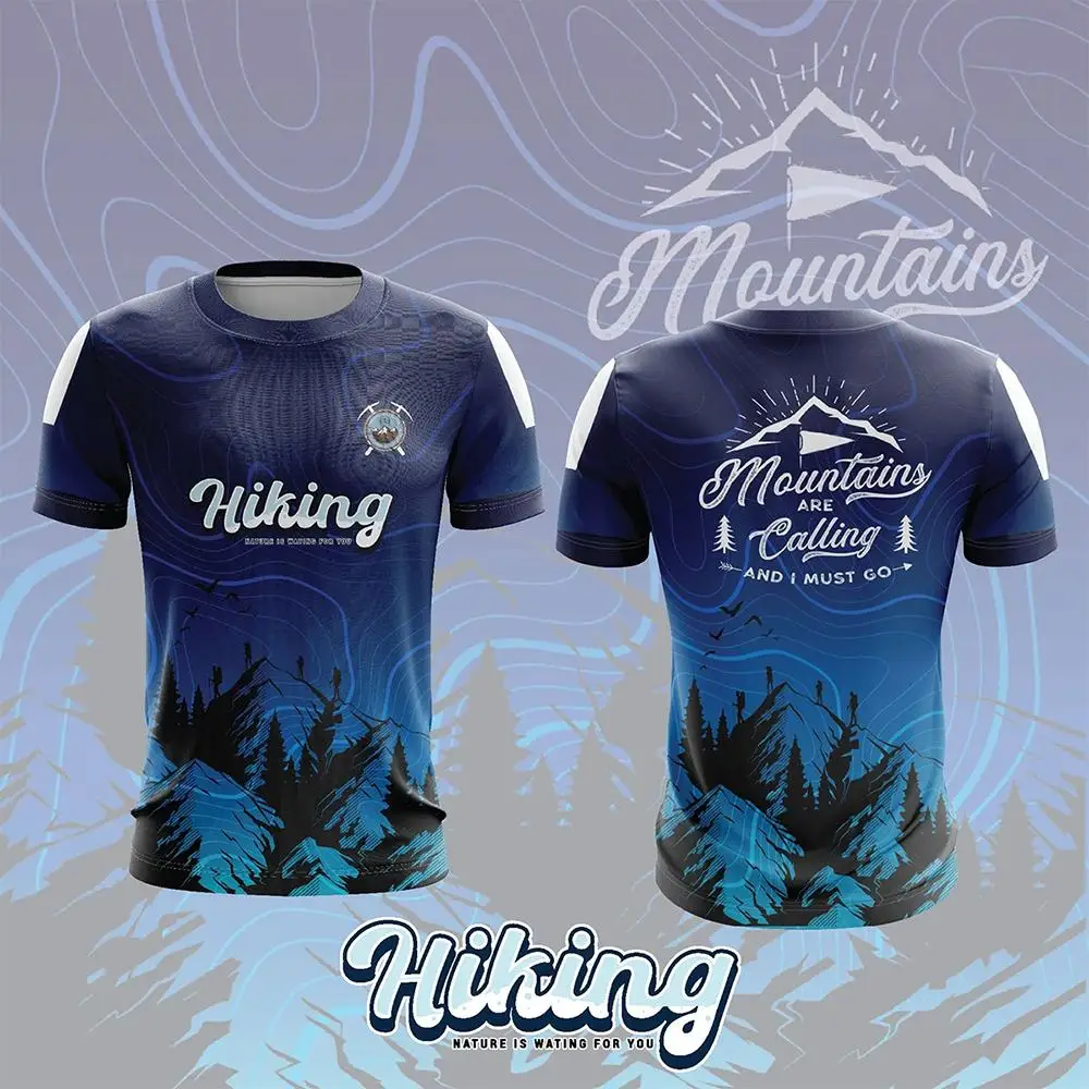 Men's Hiking Mountain Climbing Print T-Shirt Outdoor Adventure Sports Breathable Short Sleeve Tee Casual Quick Dry Athletic Tops
Men's Hiking Mountain Climbing Print T-Shirt Outdoor Adventure Sports Breathable Short Sleeve Tee Casual Quick Dry Athletic Tops