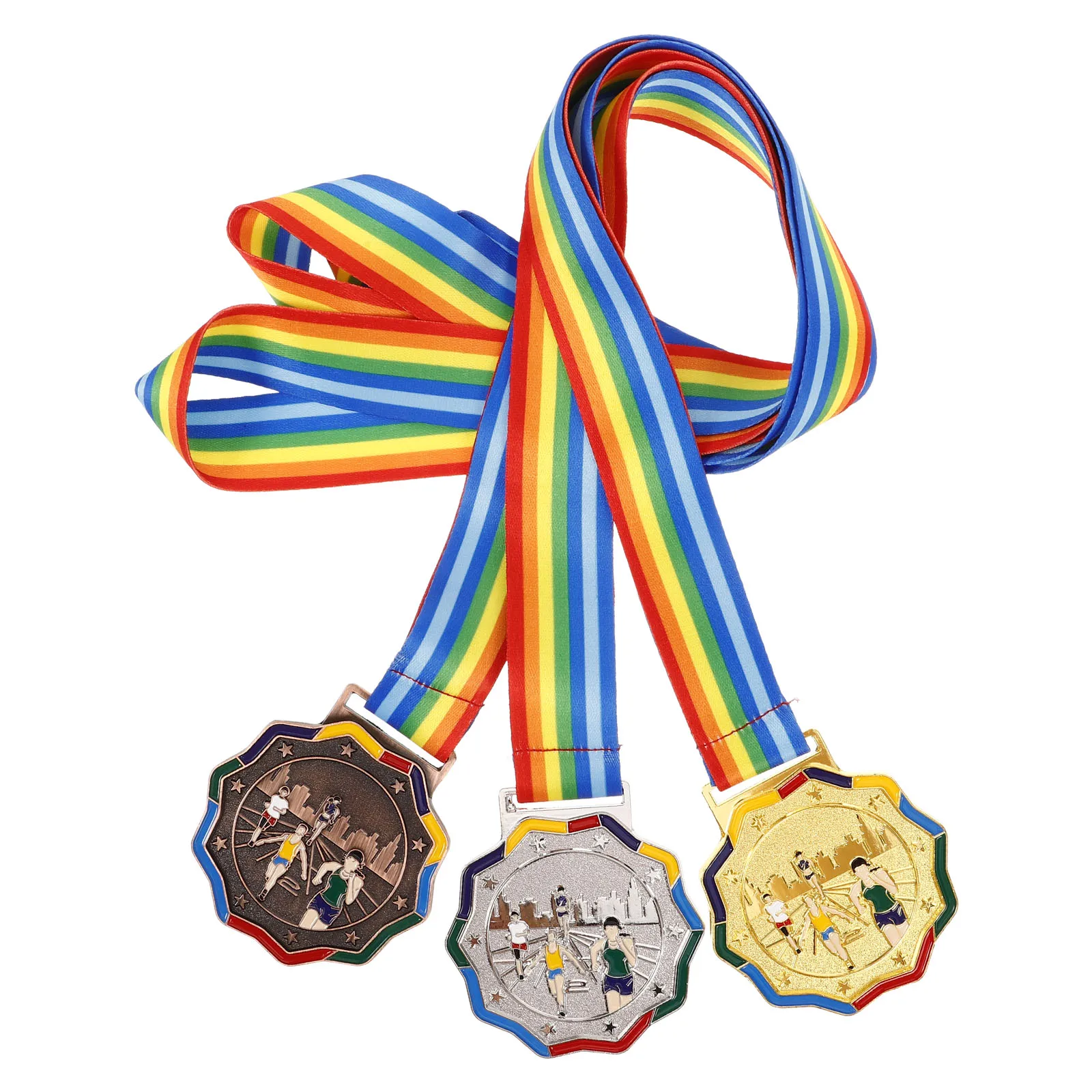 3pcs Running Award Zinc Alloy Sports Competition Medal Hanging Decorations For s Party Champion Cheer Medals Balls Events
3pcs Running Award Zinc Alloy Sports Competition Medal Hanging Decorations For s Party Champion Cheer Medals Balls Events