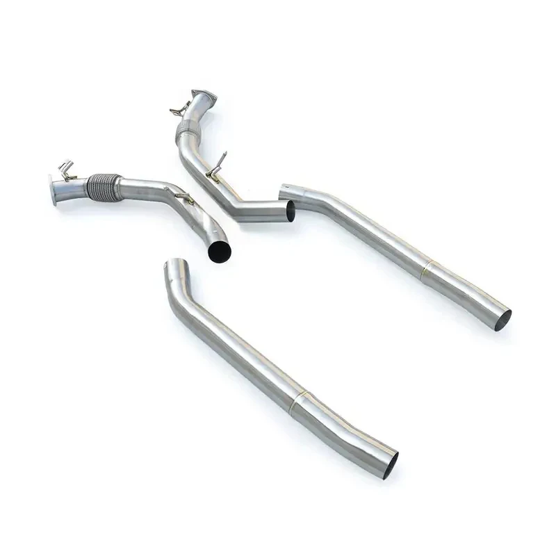 Stainless Steel High Peormance Exhaust Front Pipe with Front Section Sound Wave Enhancement RSQ8 4.0T 2019-2023
Stainless Steel High Peormance Exhaust Front Pipe with Front Section Sound Wave Enhancement RSQ8 4.0T 2019-2023
